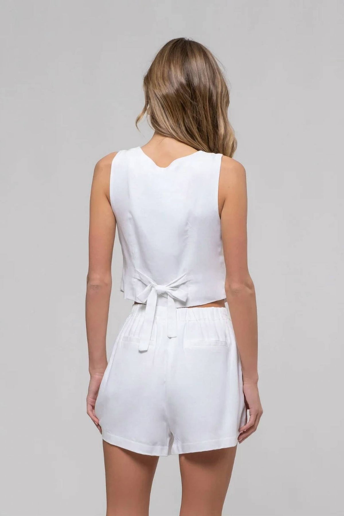 Hyfve - Rayon Linen Vest Short Set
