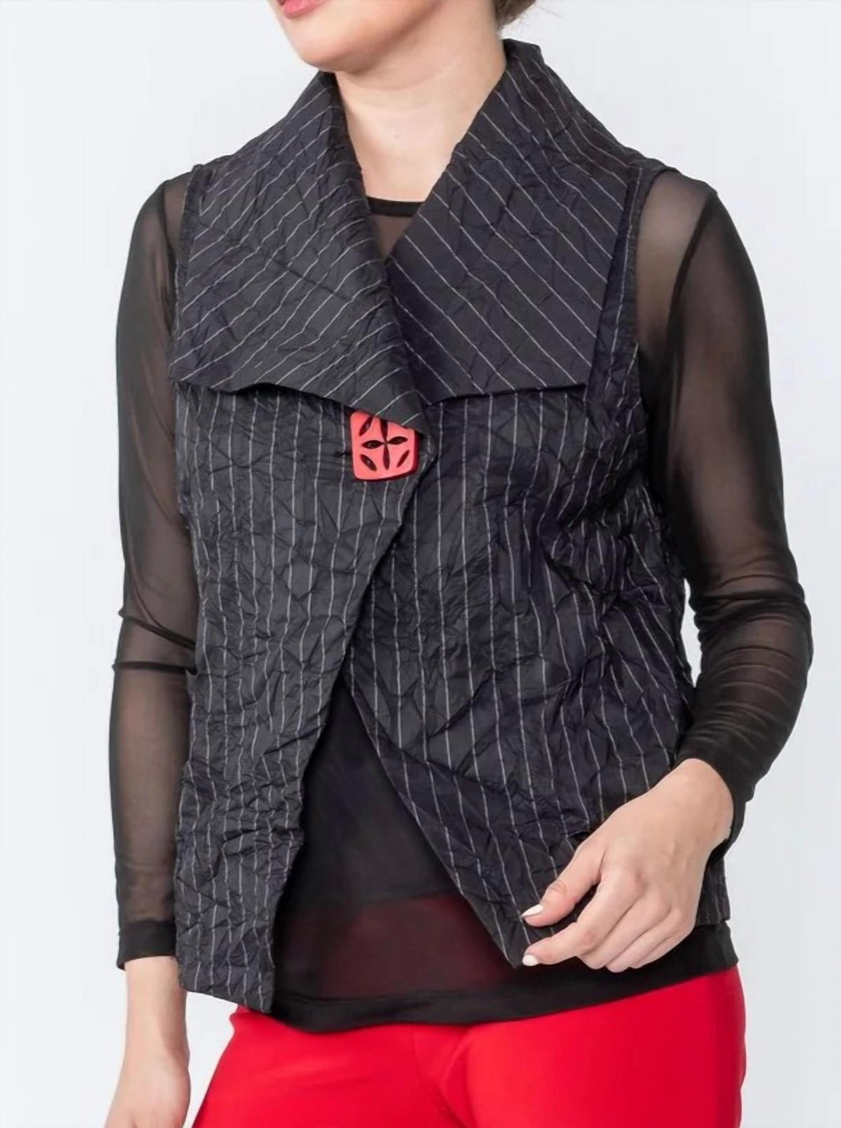 Ic Collection - Crushed Stripe Vest