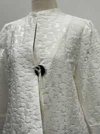 Ic Collection - Jacquard High-low Asymmetric Jacket