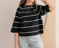 Ichi - Boatneck Knit Pullover Sweater