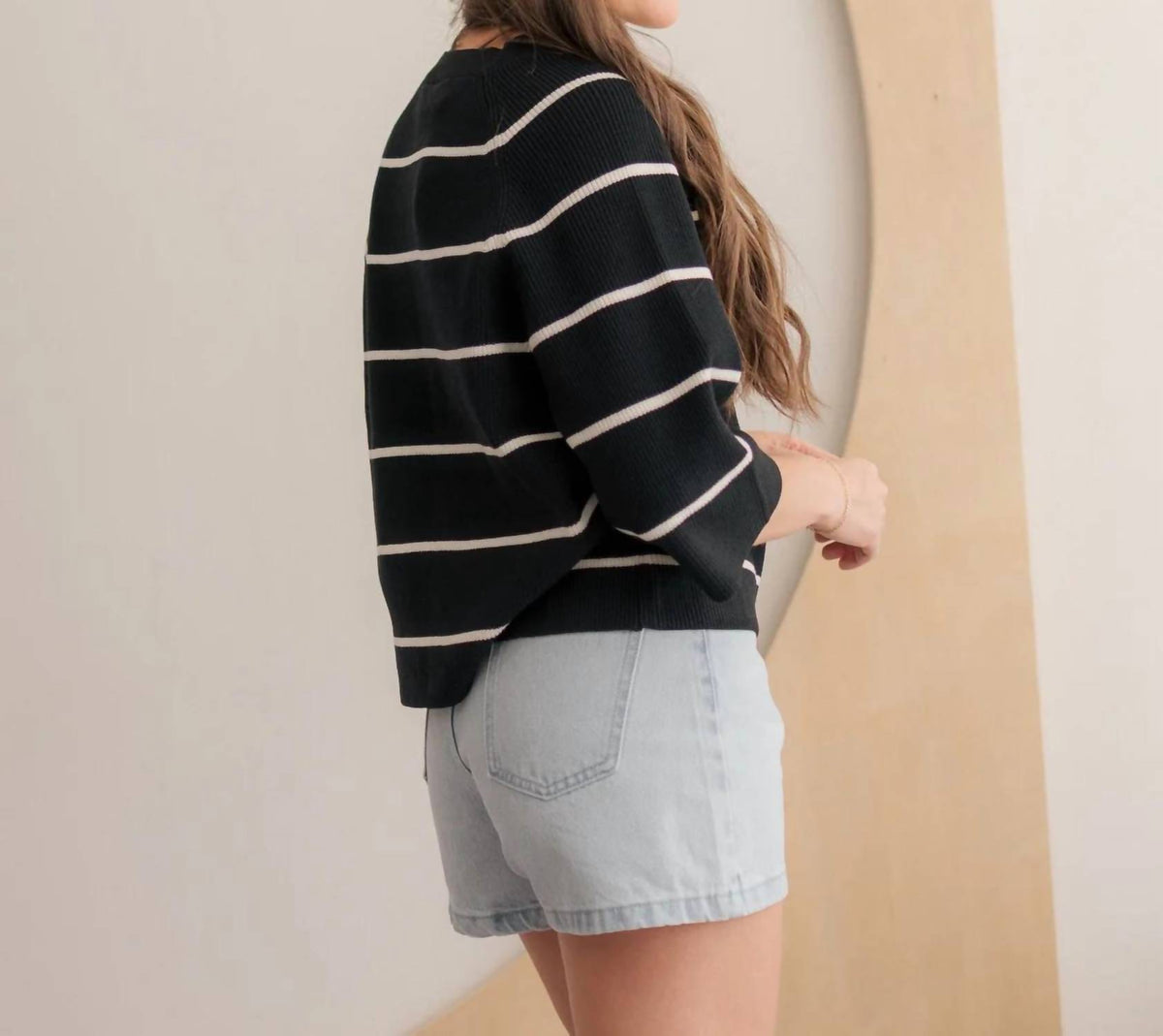 Ichi - Boatneck Knit Pullover Sweater