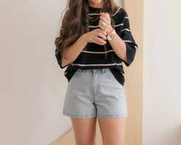 Ichi - Boatneck Knit Pullover Sweater