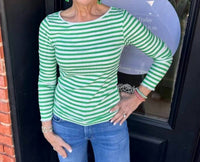 Ichi - Graceful Striped Top