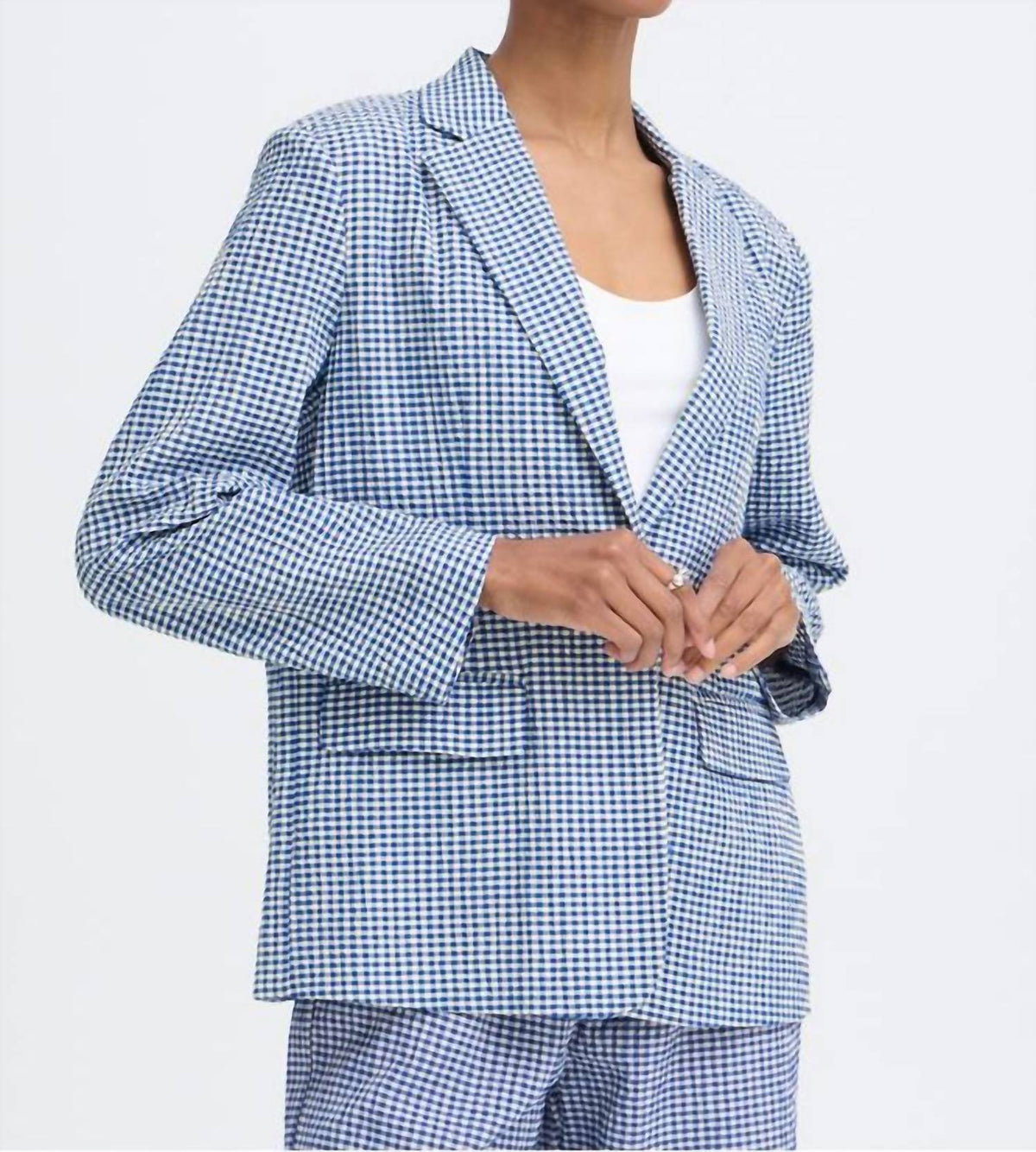 Ichi - Jilma Gingham Blazer