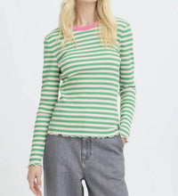 Ichi - Stripe Rib Tee