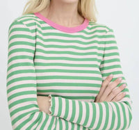 Ichi - Stripe Rib Tee