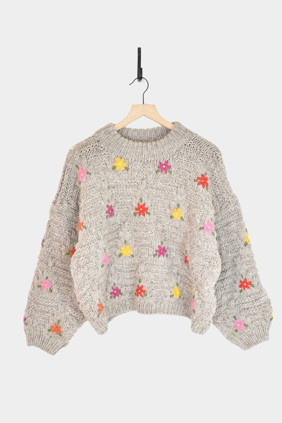 Ichi - Wool Hand Knit Pullover