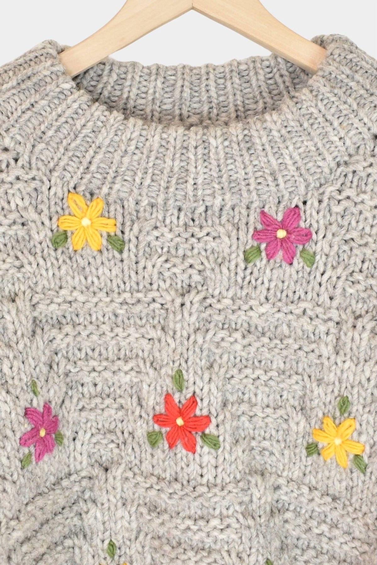 Ichi - Wool Hand Knit Pullover