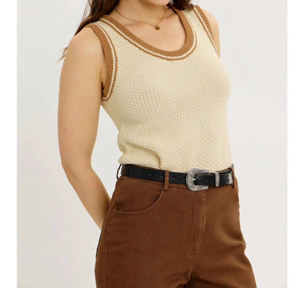 Idem Ditto - Brylee Sweater Tank Top