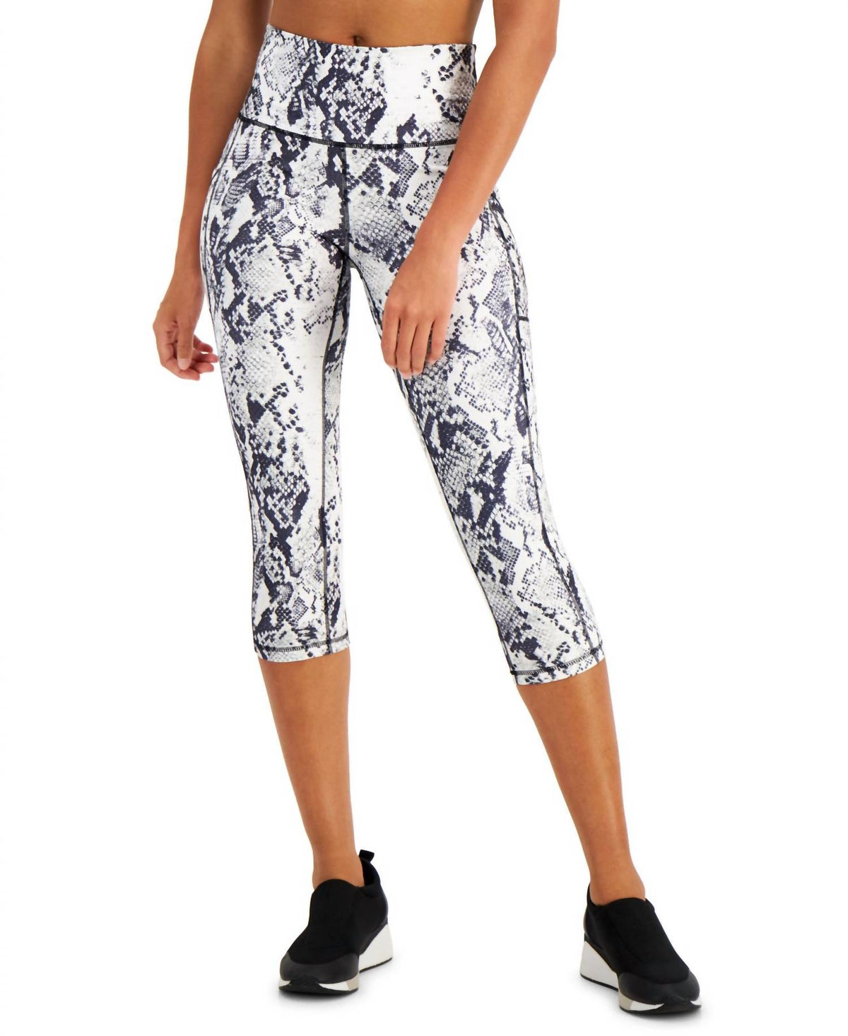 Ideology - Print Embossed Cropped Leggings