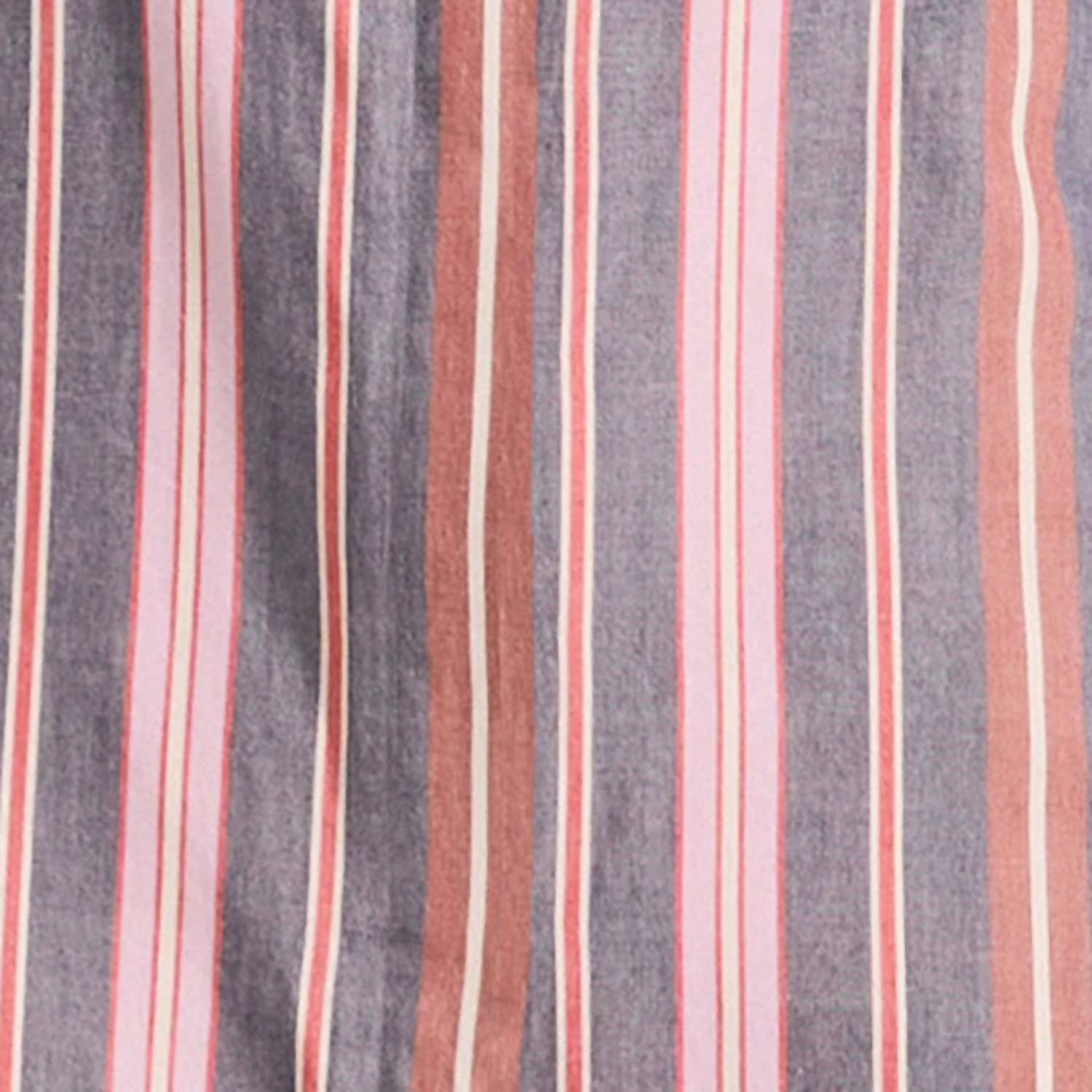Ilio Nema - Abas Striped Mini Skirt - clothing - cotton - grey