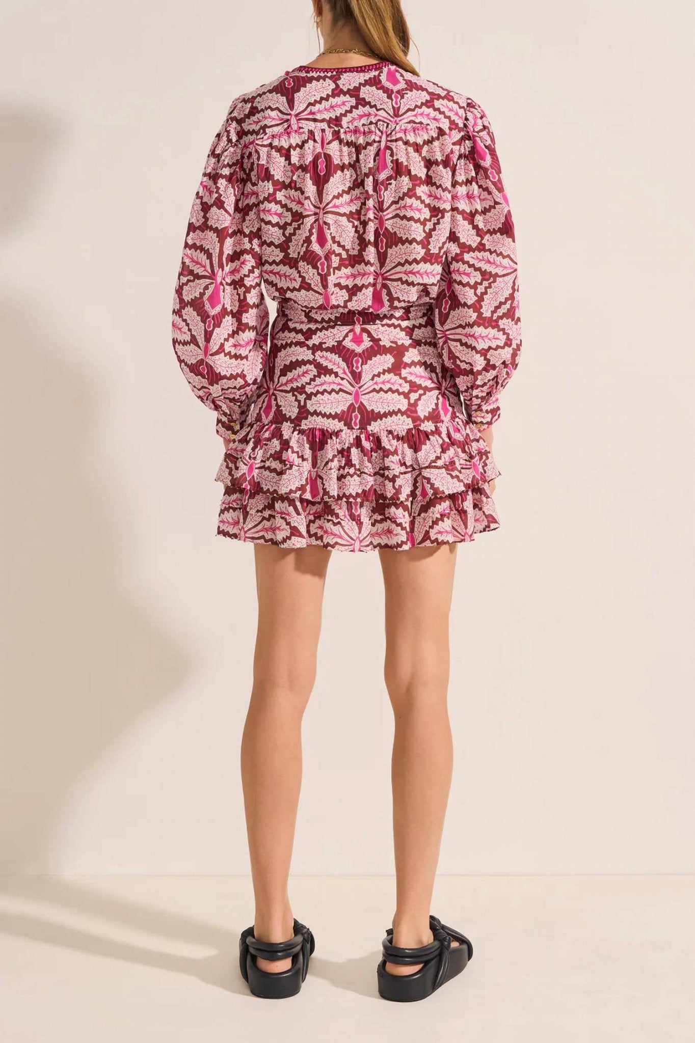 Ilio Nema - Asia Print Mini Skirt - clothing - cotton - mini