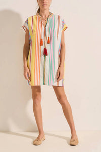 Ilio Nema - Zelos Caftan Dress - beige - clothing - cotton