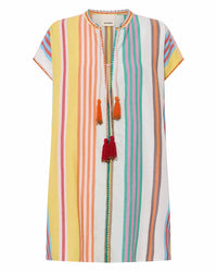 Ilio Nema - Zelos Caftan Dress - beige - clothing - cotton