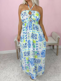 Illa Illa - Camari Halter Maxi Dress