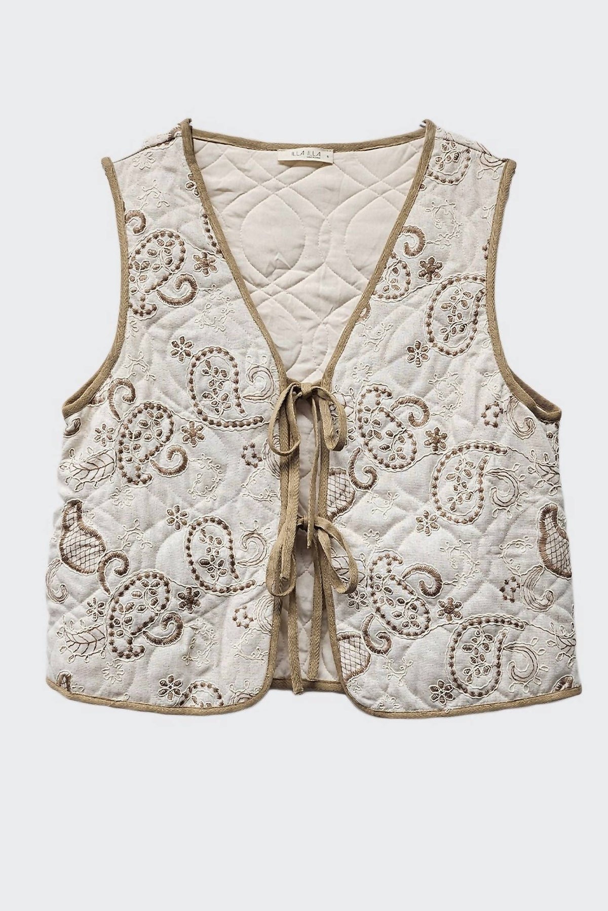 Illa Illa - Paisley Quilted Vest