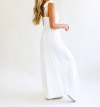 Illa Illa - Pleated Jumpsuit - clothing - jumpsuits - linen - blend