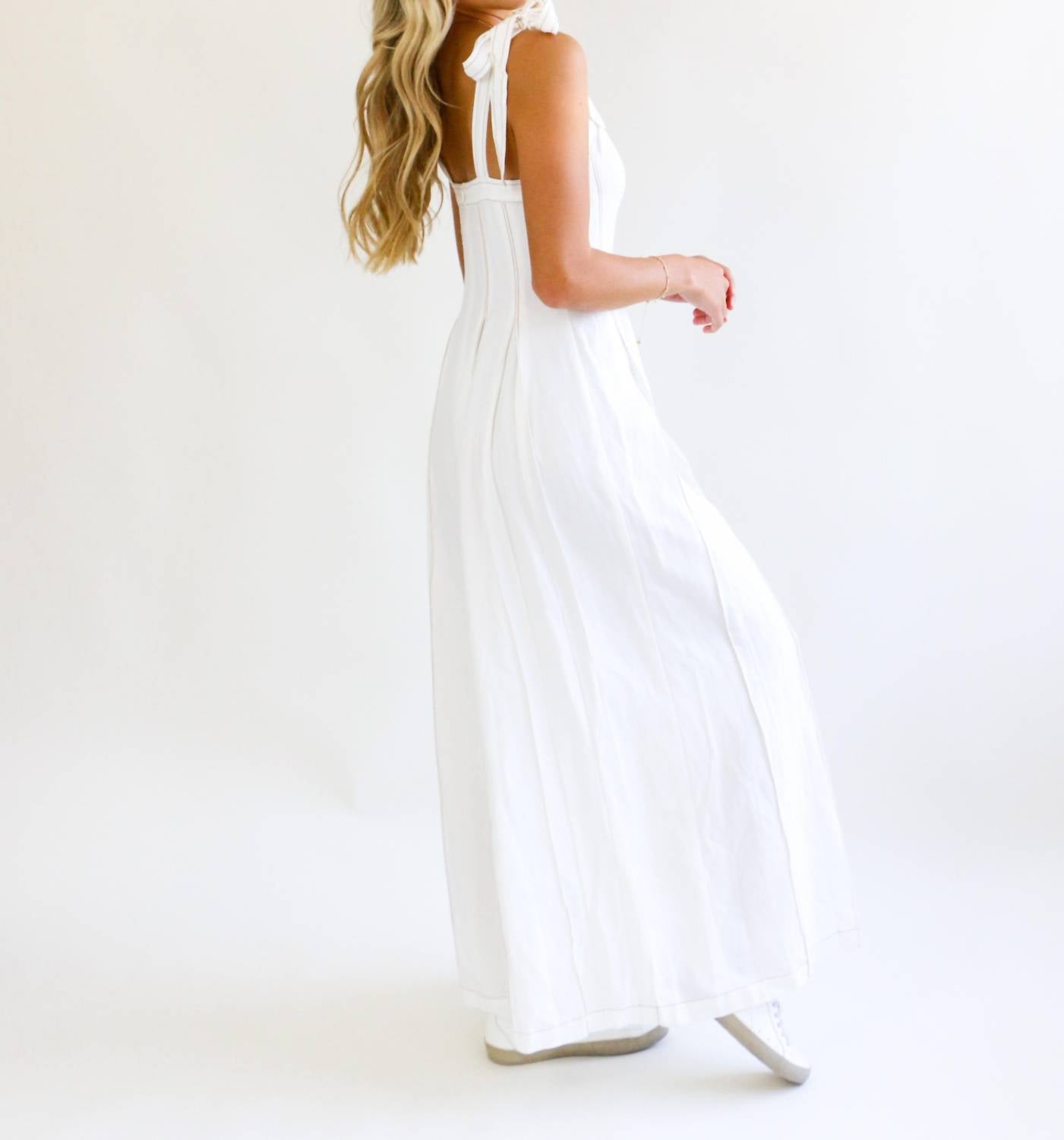 Illa Illa - Pleated Jumpsuit - clothing - jumpsuits - linen - blend