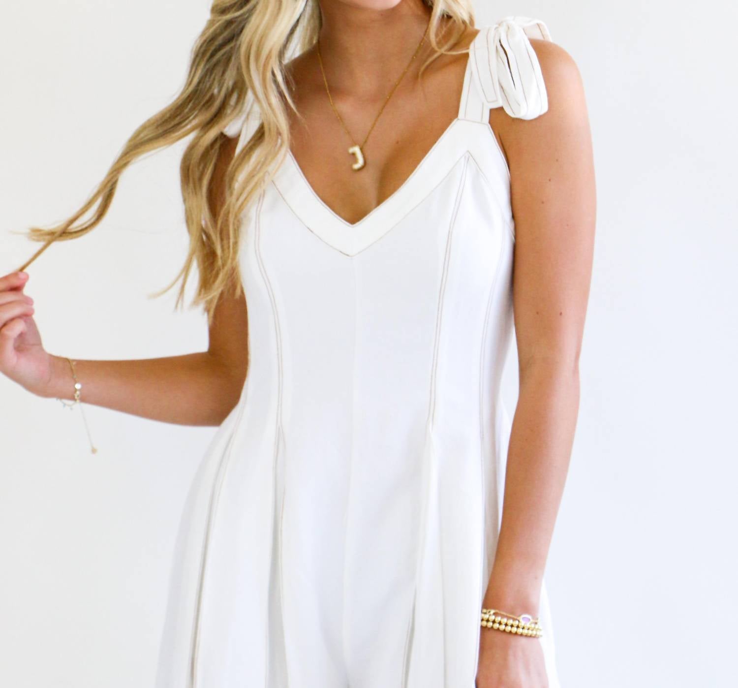 Illa Illa - Pleated Jumpsuit - clothing - jumpsuits - linen - blend