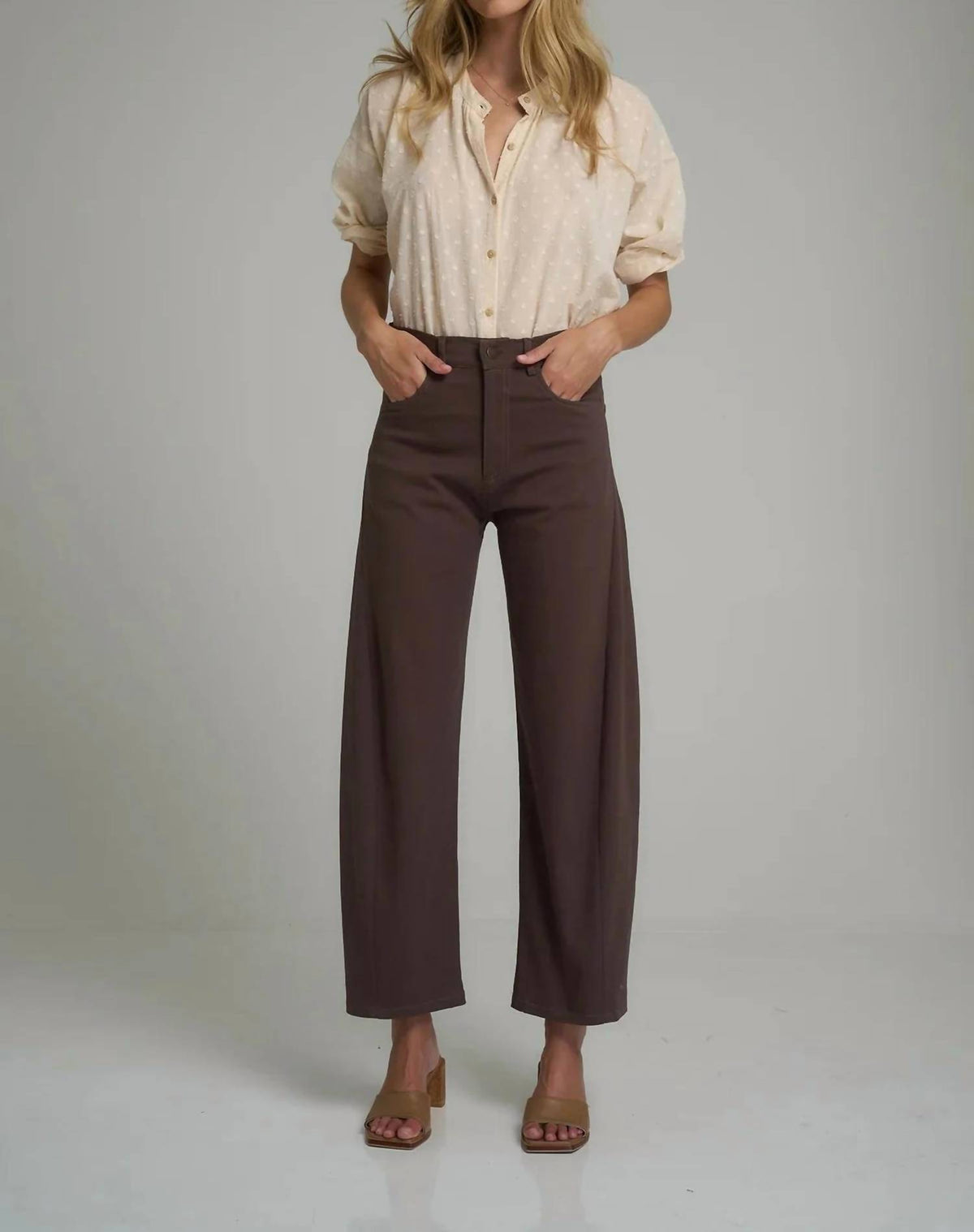 Ilovelilya - Button Front Ginger Shirt