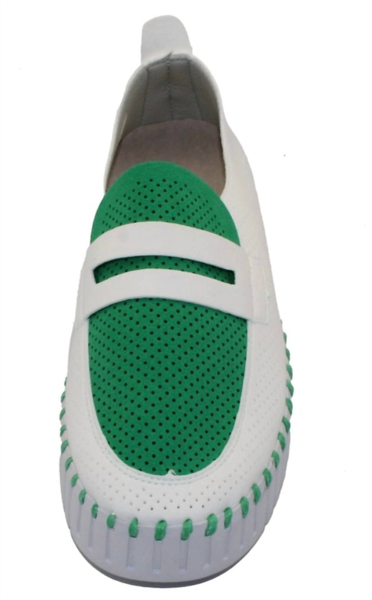 Ilse Jacobsen - Women's Tulip 3870bc Loafer Platform - green - leather - platforms