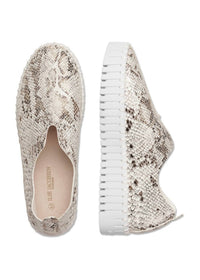 Ilse Jacobsen - Women's Tulip Snake Slip On - flats - loafers - nylon - blend