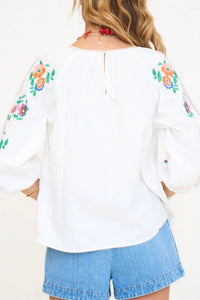 In-Loom - Embroidered Cotton Blouse