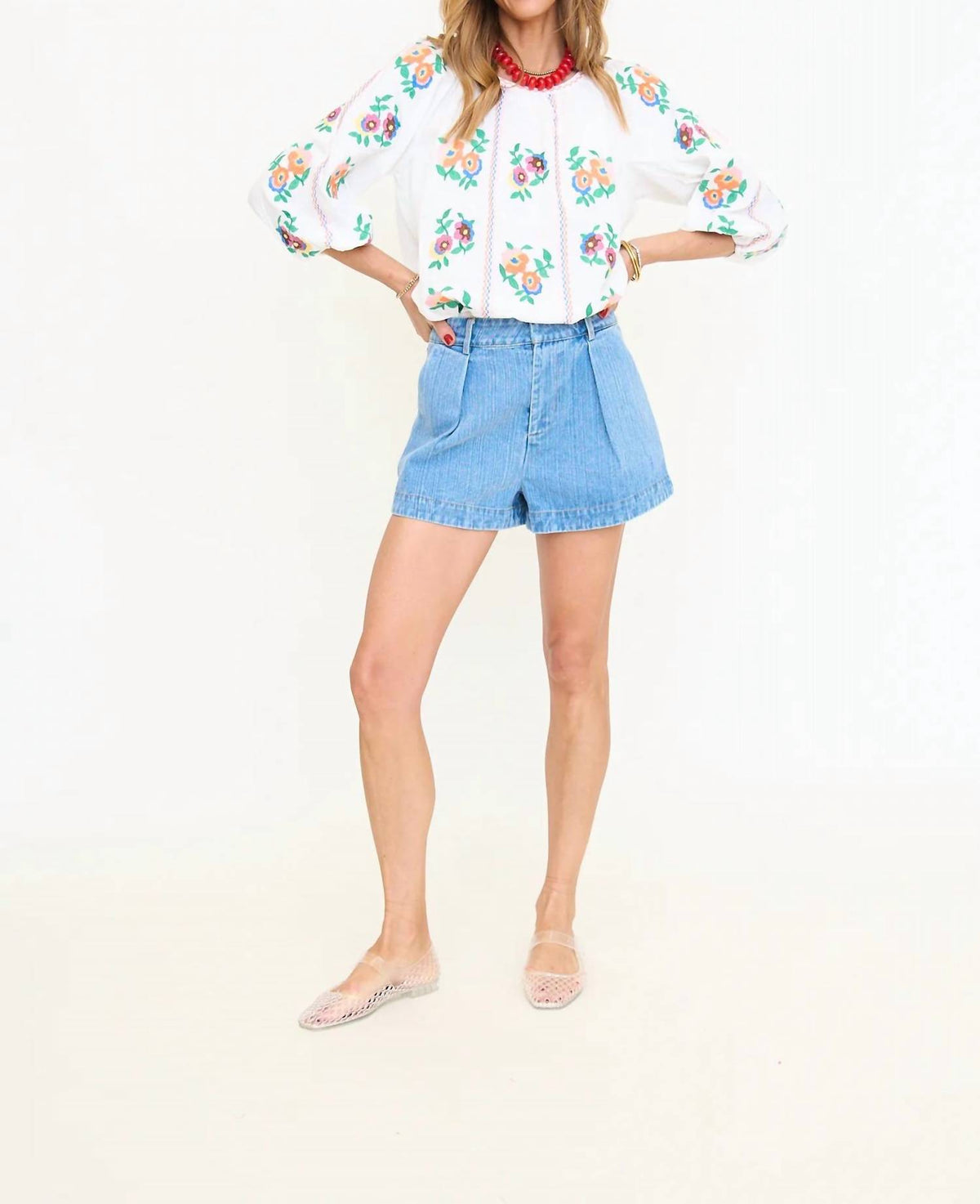 In-Loom - Embroidered Cotton Blouse