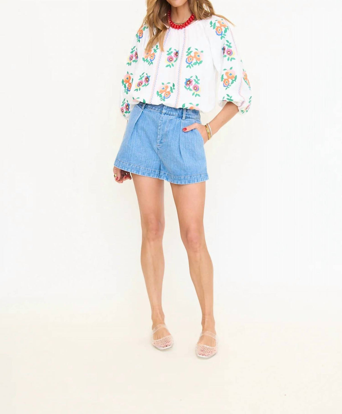 In-Loom - Embroidered Cotton Blouse