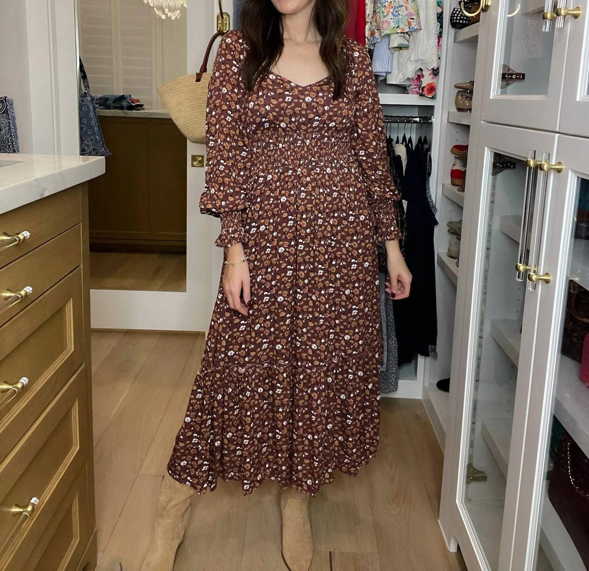 In-Loom - Women's Rustic Romance Midi Dress