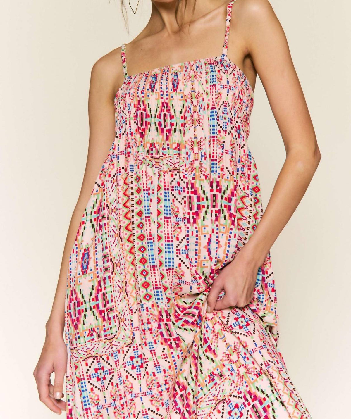 In The Beginning - Southwest Sunset Midi Dress