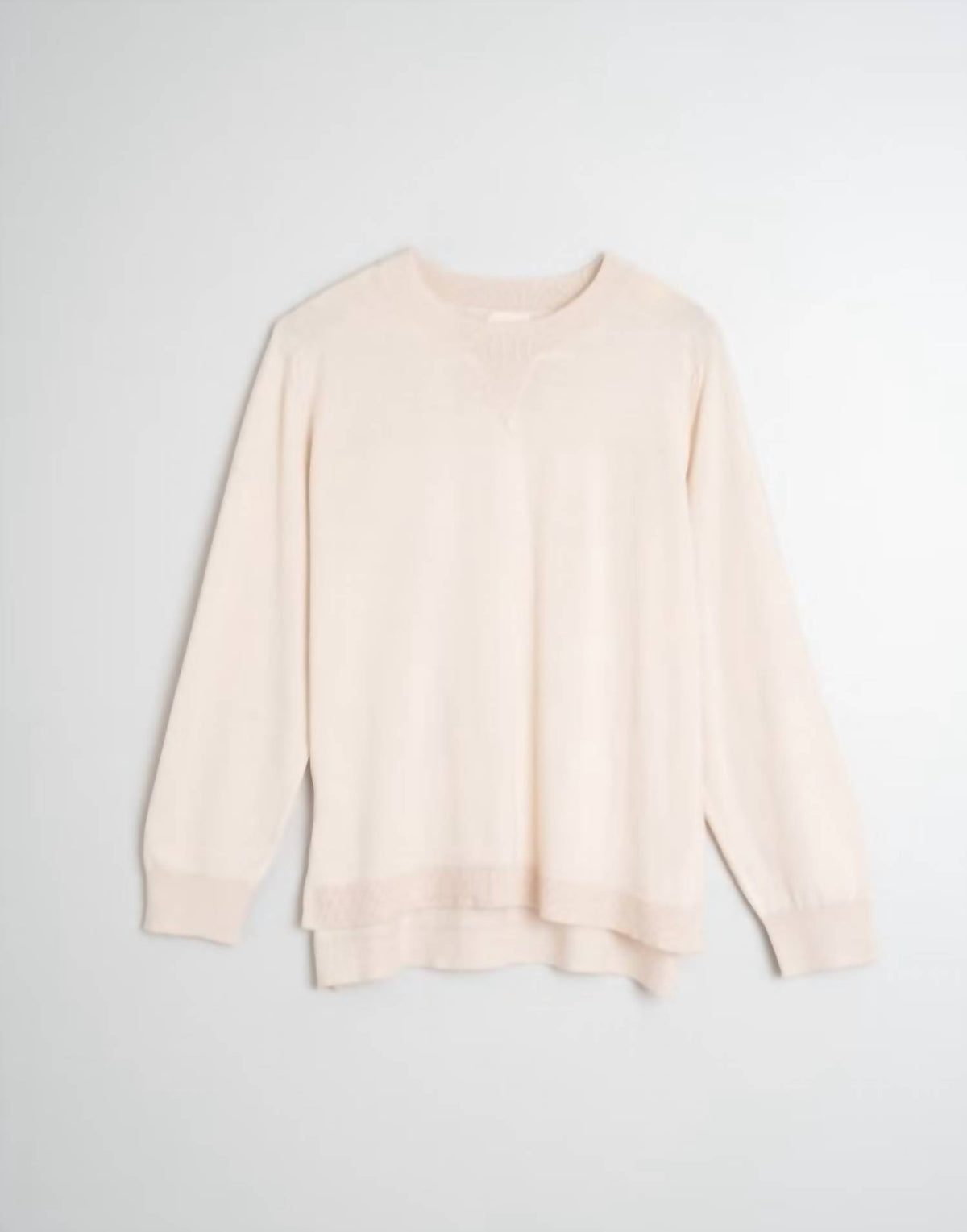 Indi & Cold - Basic Knit Long Sleeve Sweater