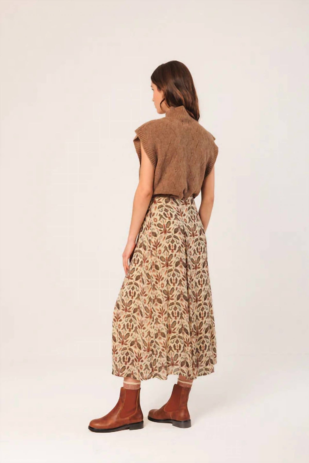 Indi & Cold - Batik Midi Skirt