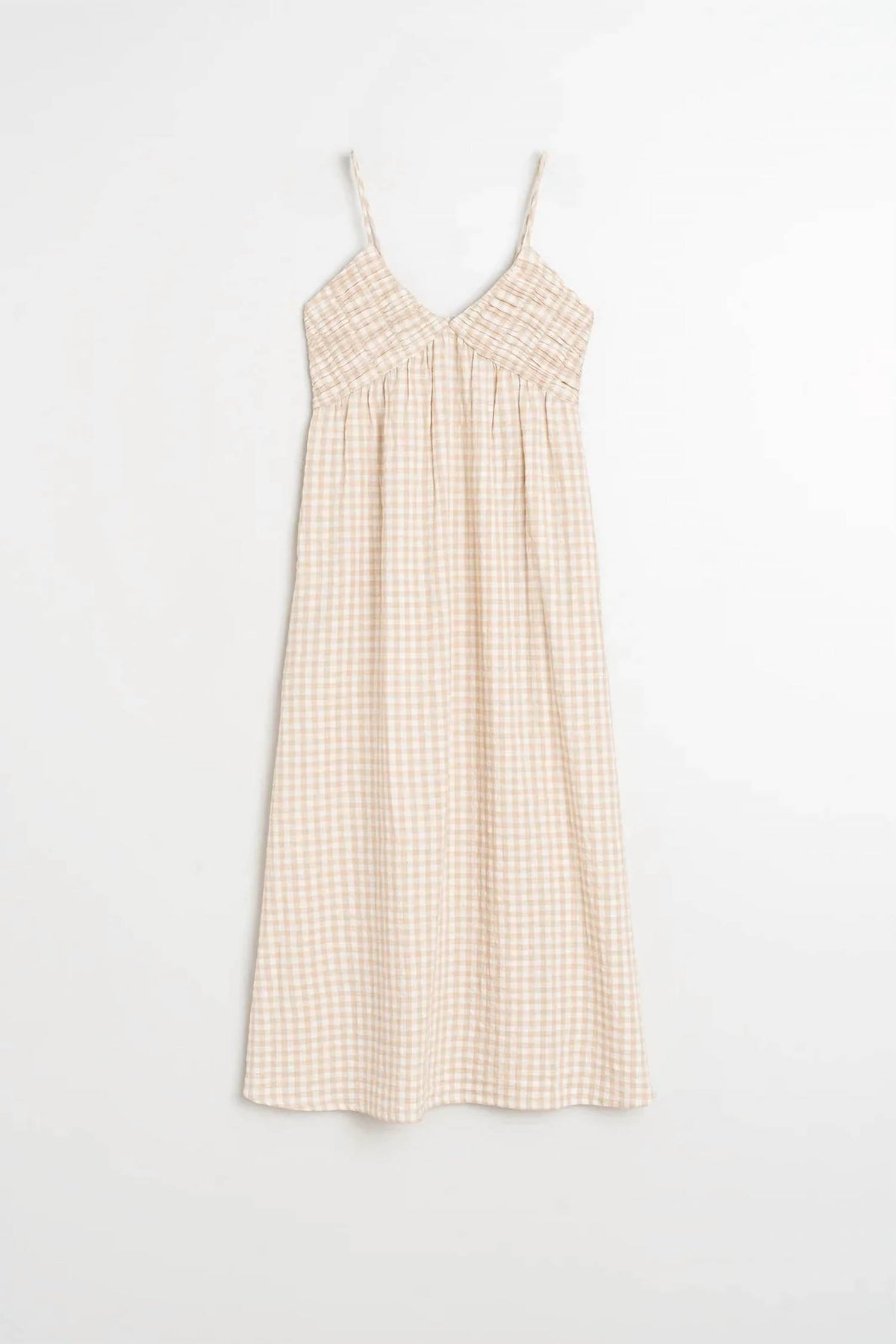 Indi & Cold - Gingham Strap Dress