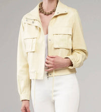 Insight - Drawsting Vegan Leather Jacket