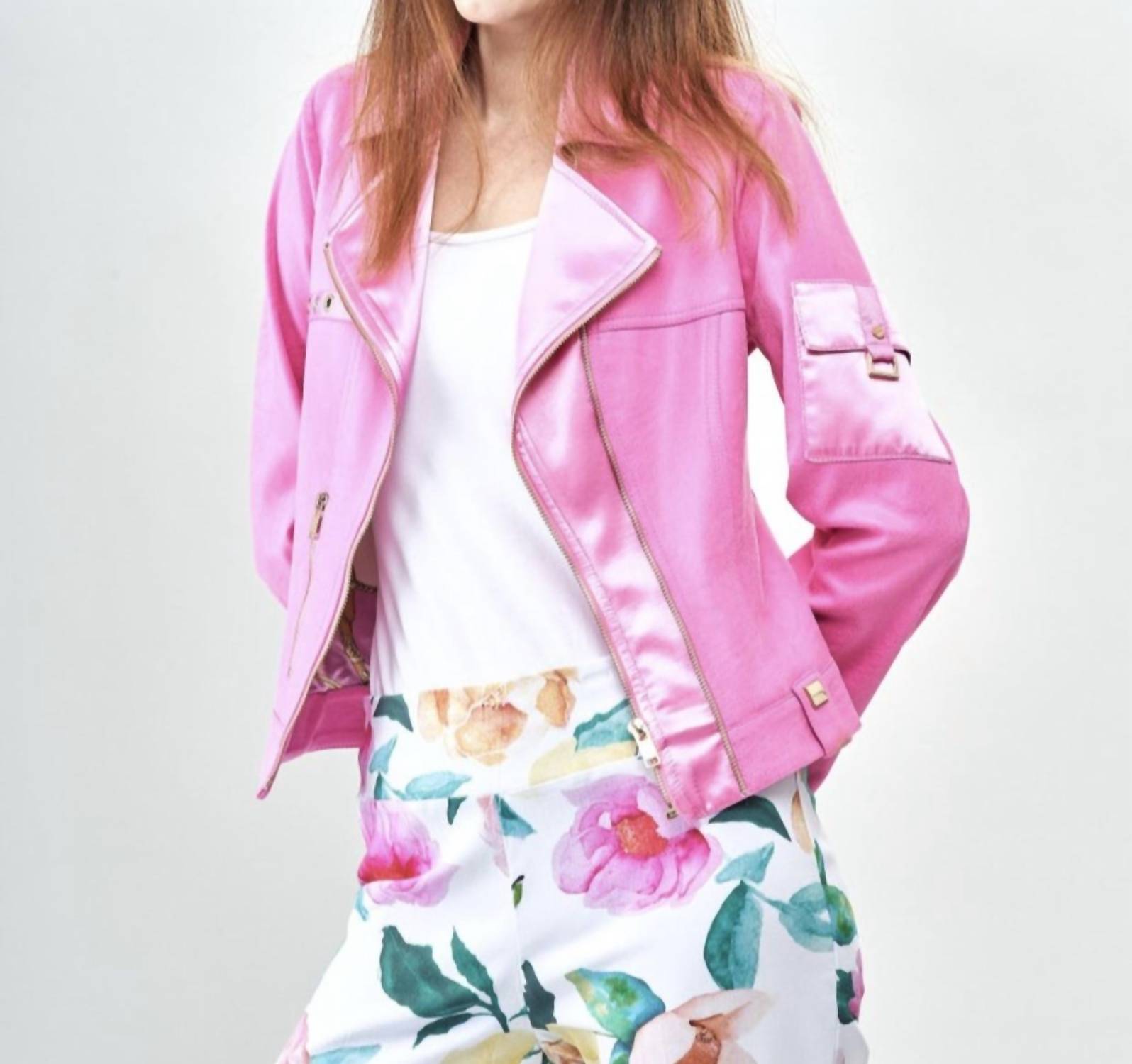 Insight - pleather moto jacket - bomber - jackets - clothing - jackets