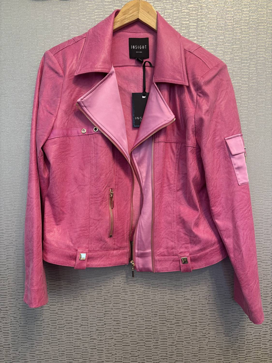 Insight - pleather moto jacket - bomber - jackets - clothing - jackets