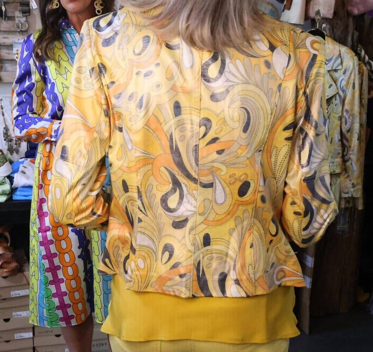 Insight - Print Vegan Leather Jacket