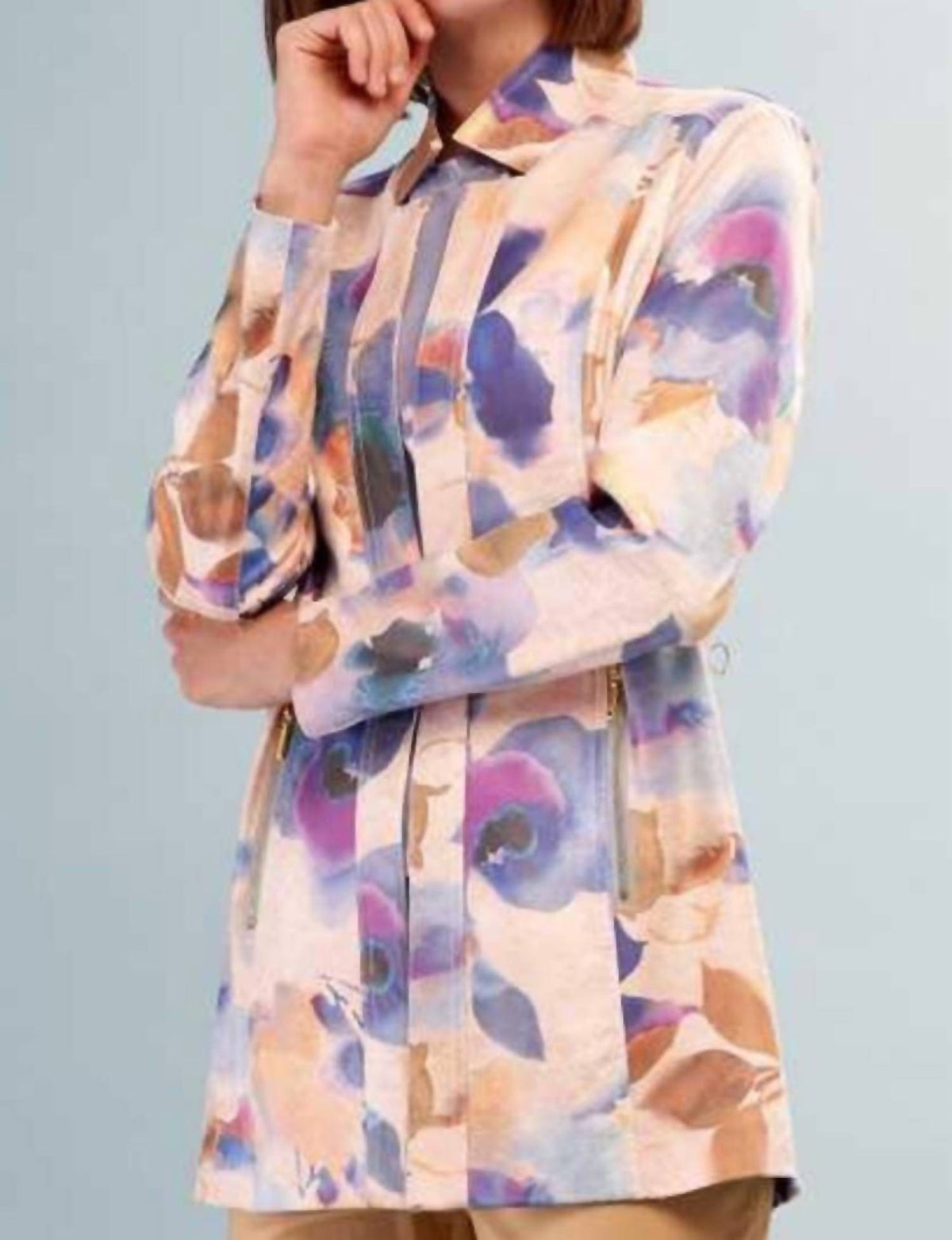 Insight - Printed Metallic Jacket