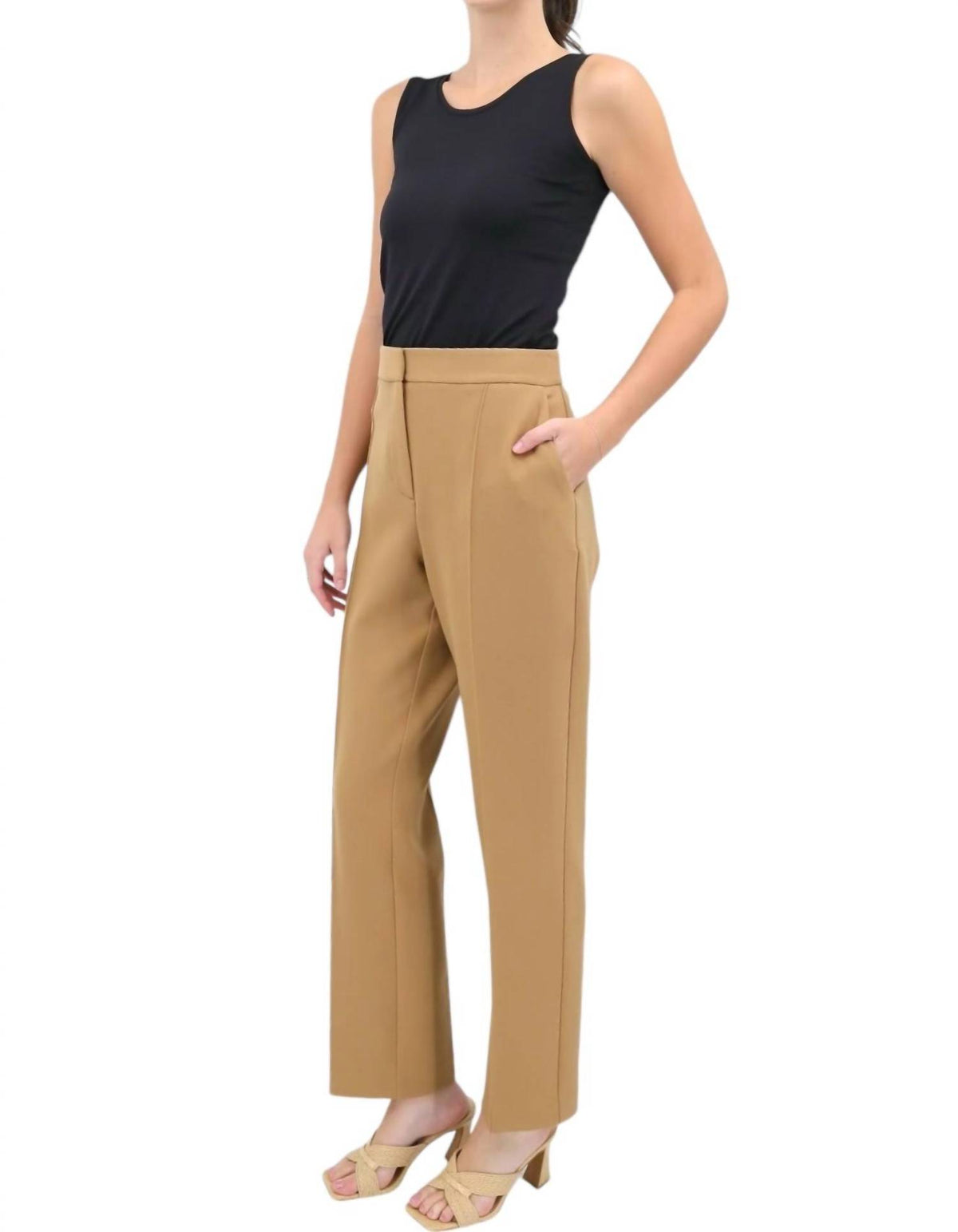 Iris Setlakwe - Pintuck Straight Leg Trouser
