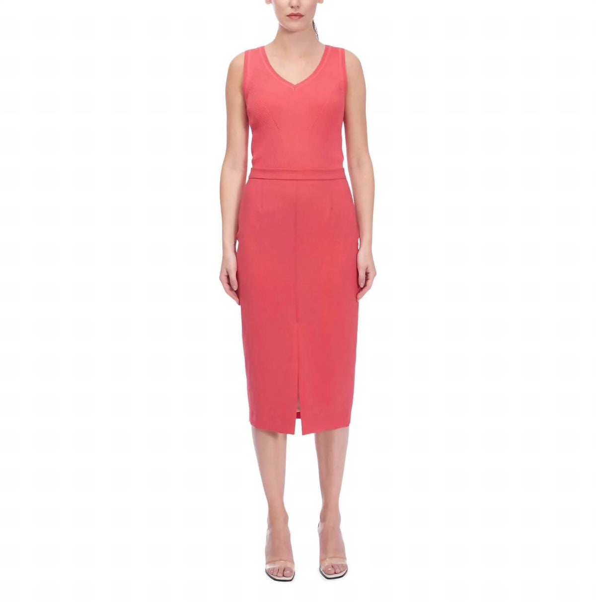 Stretch Crepe Skirt