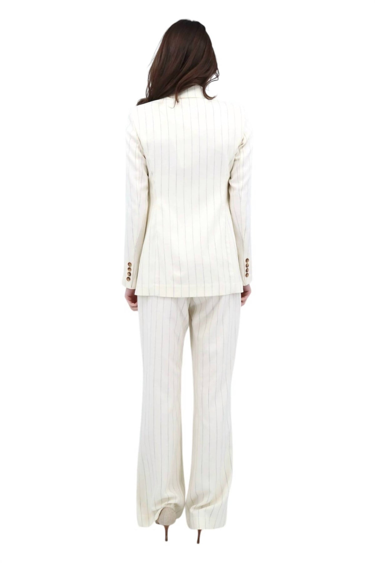Iris Setlakwe - Striped One Button Jacket