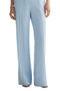 Iris Setlakwe - Wide Leg Pants With Pintuck - blue - clothing - linen - blend