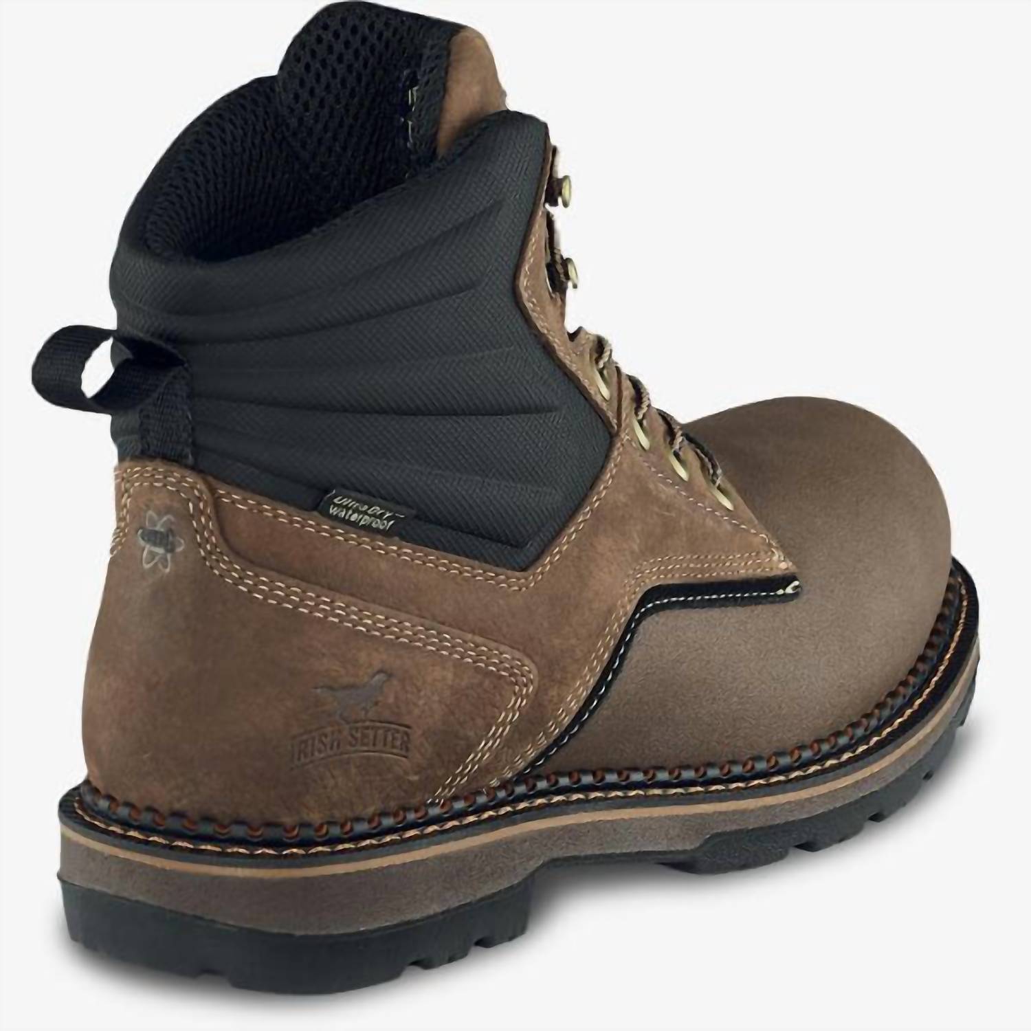 Irish Setter Boots - Men Ramsey 2.0 6" Alloy Toe Waterproof Work Boots - boots - brown - leather