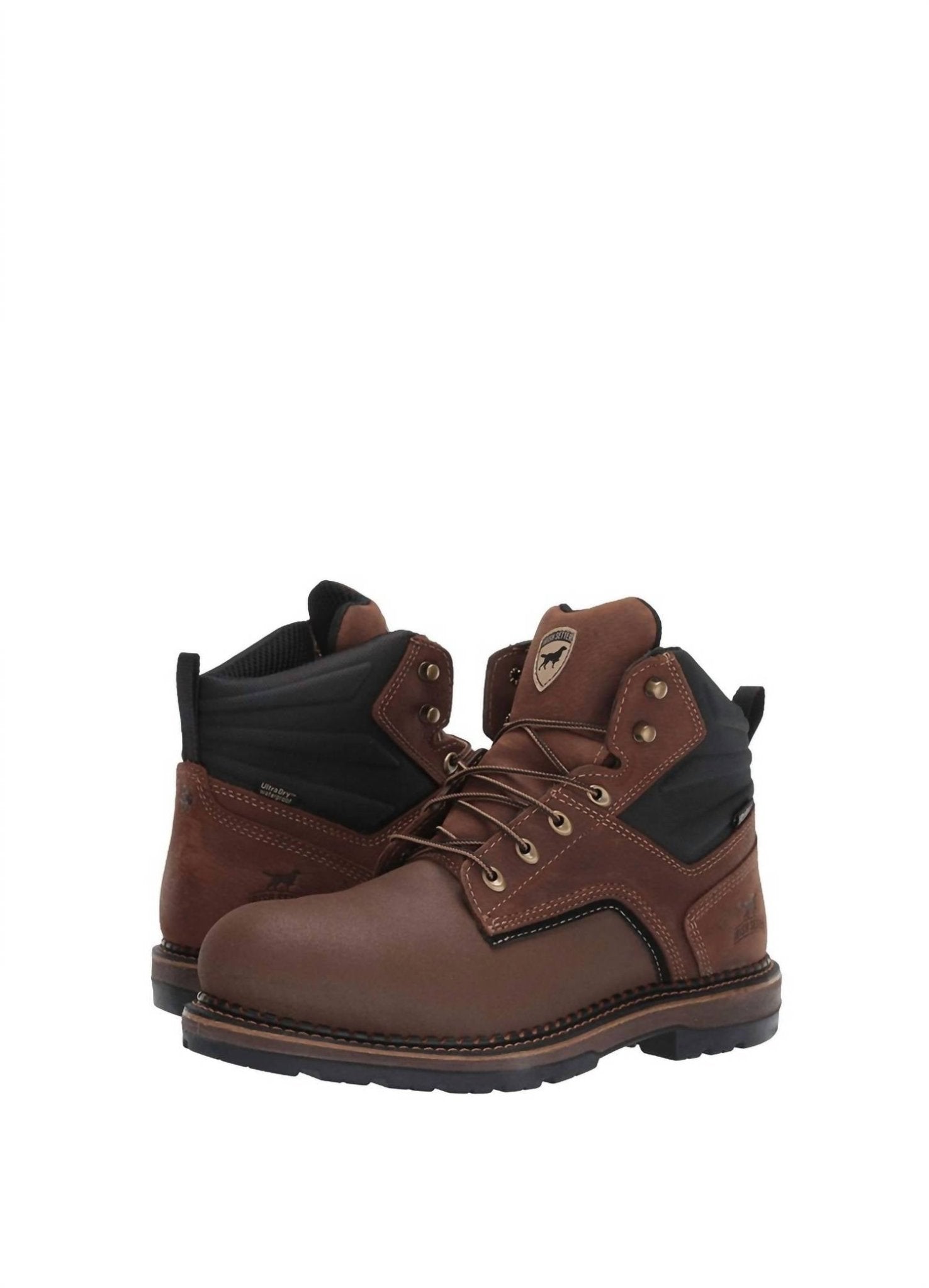 Irish Setter Boots - Men Ramsey 2.0 6" Alloy Toe Waterproof Work Boots - boots - brown - leather