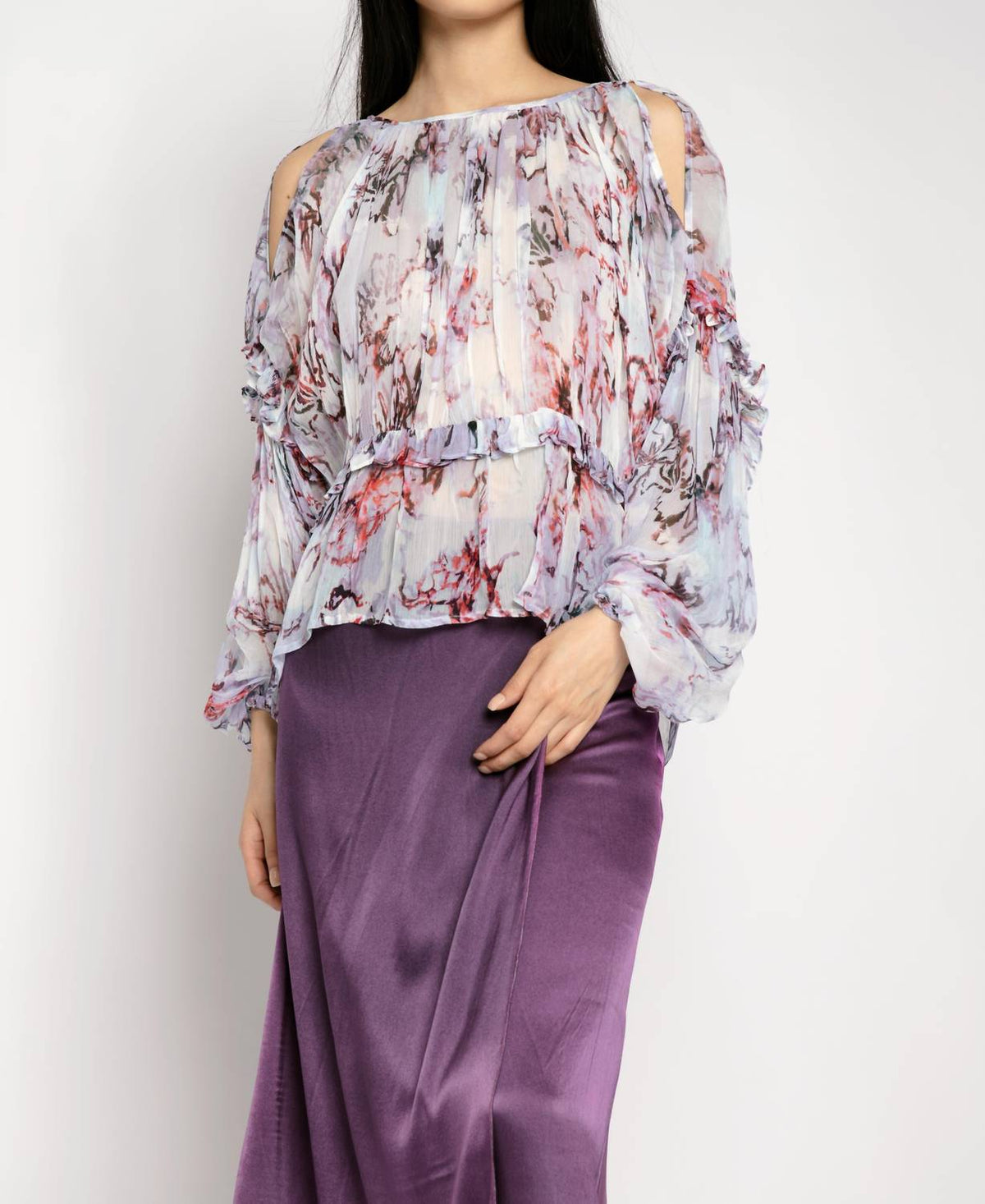 Iro - Jozefa Shoulder Cut-out Blouse
