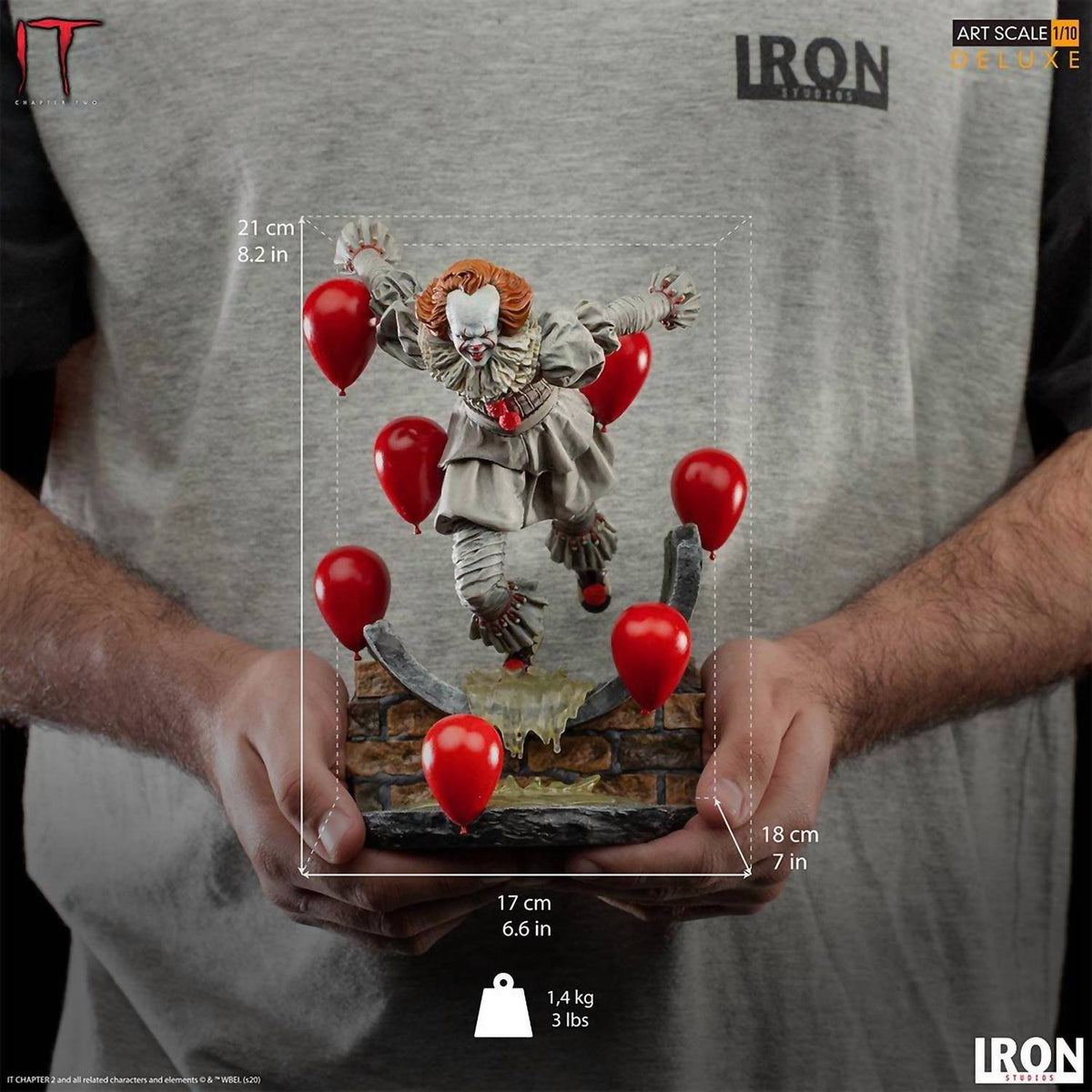 Iron Studios - It Chapter Two: Pennywise Deluxe Art Scale 1/10