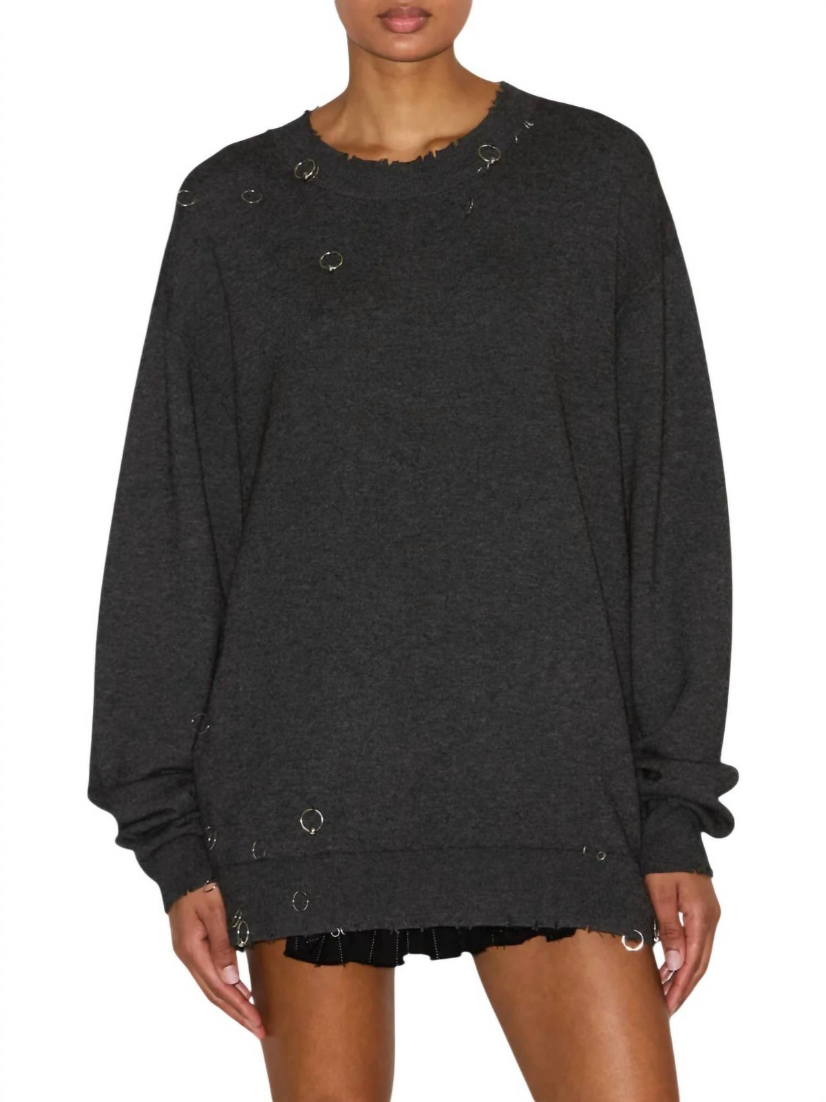 Isabel Marant - Cassandre Ring Embellished Pullover Sweater