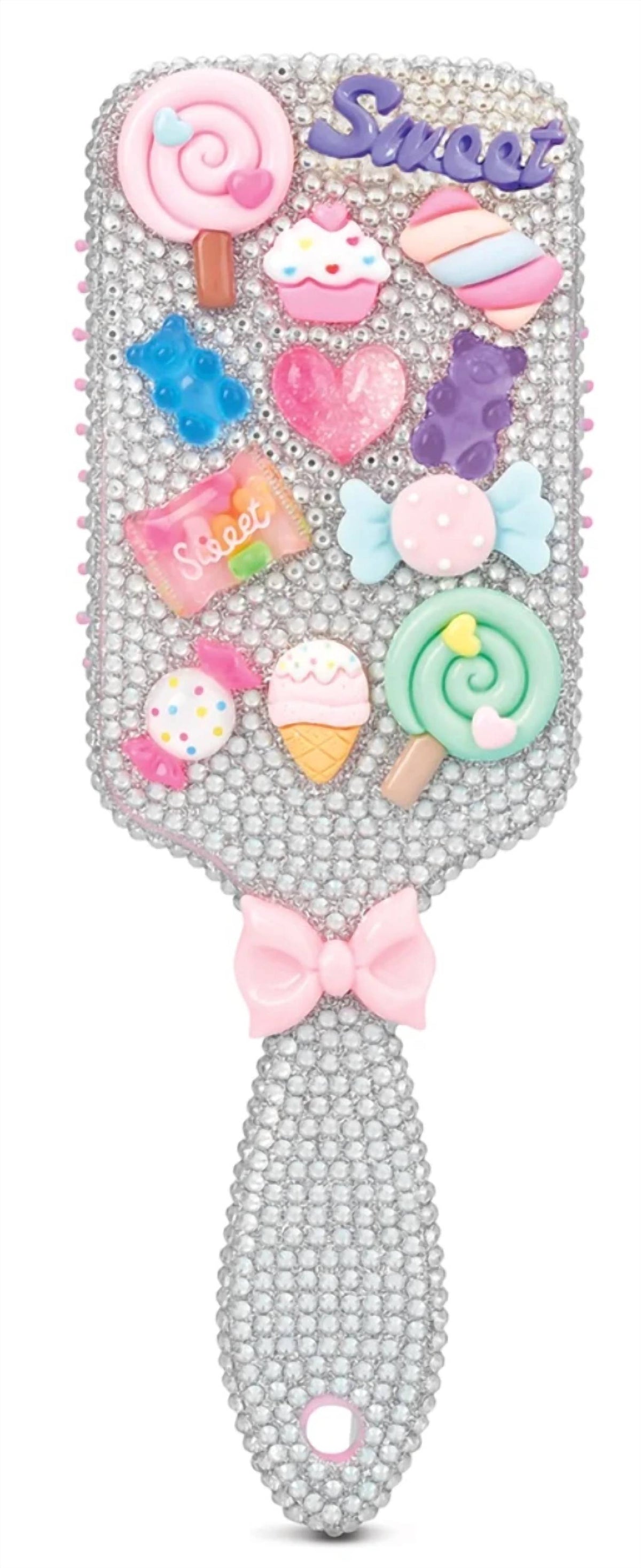 Iscream - Charming Rhinestone Paddle Brush
