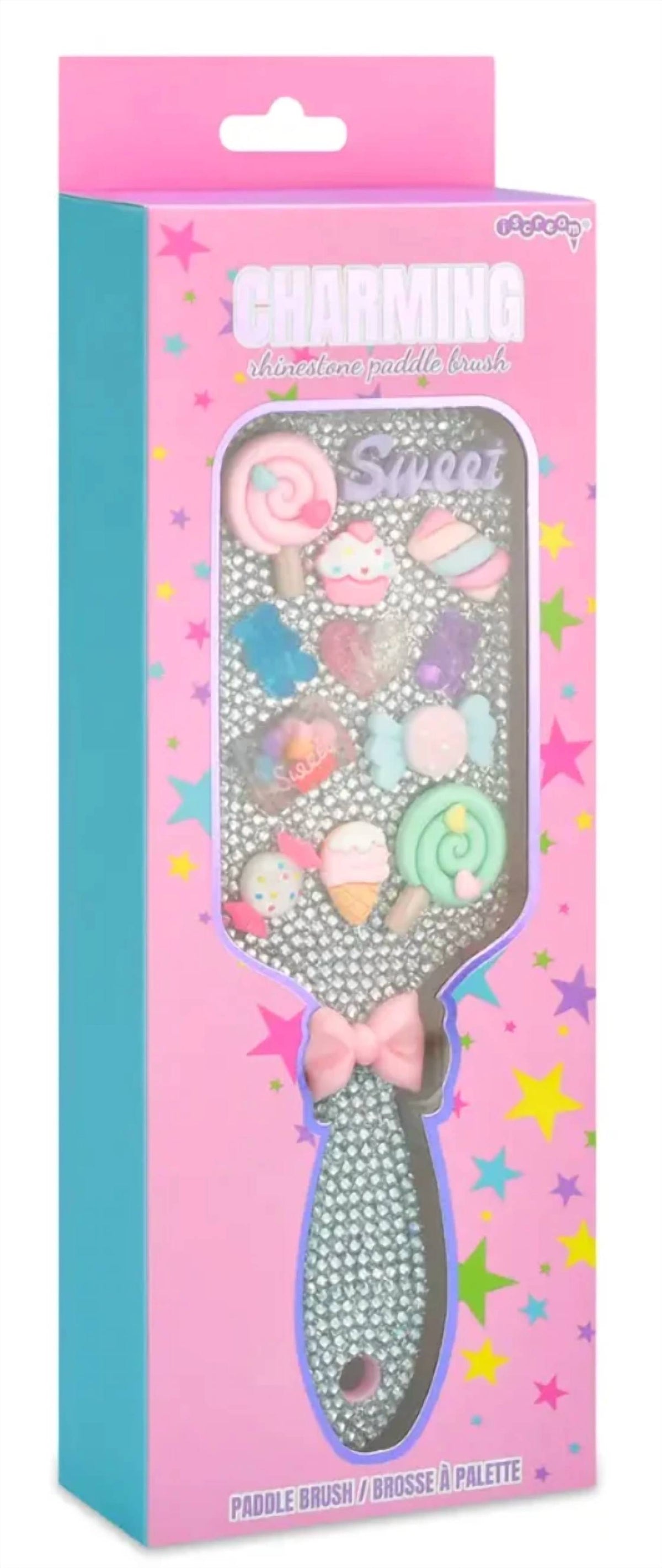 Iscream - Charming Rhinestone Paddle Brush